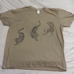 Tiger Graphic T Shirt